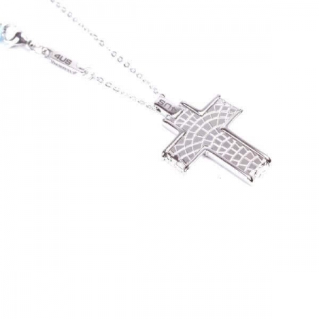 Men's Cesare Paciotti 4us steel necklace with cross pendant
