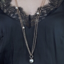 Collana Rebecca in bronzo con perla