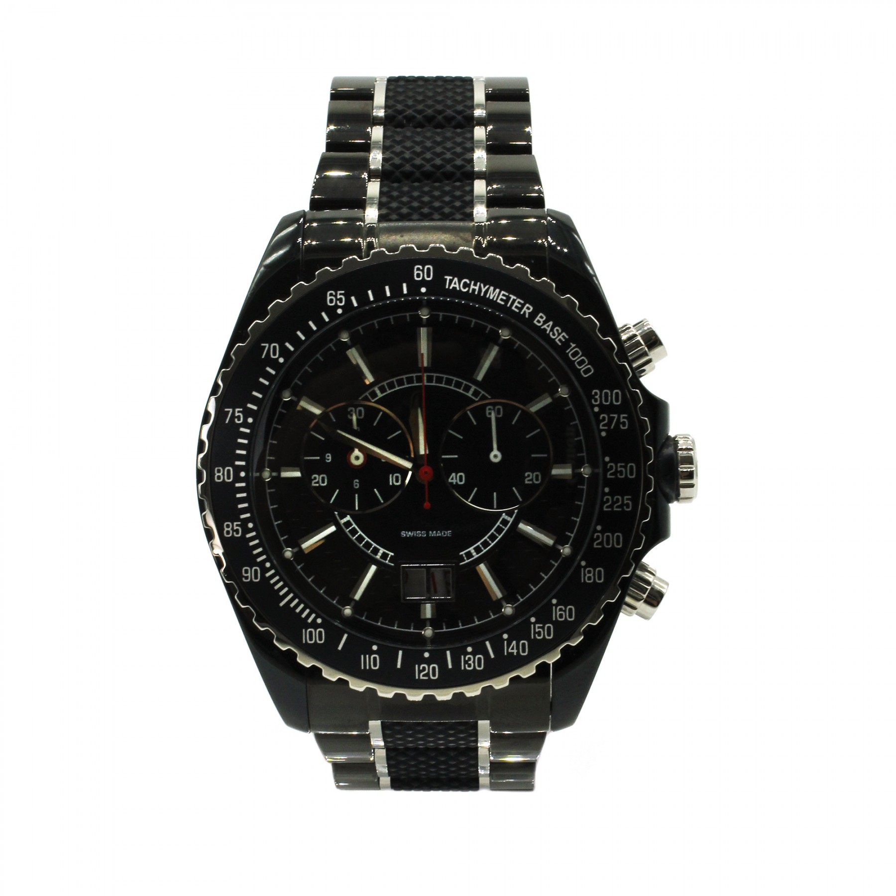 men's Gc Collection watch with steel strap and rubber and multifunction ...