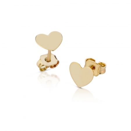 Heart-shaped rosé gold Roberto Giannotti earrings