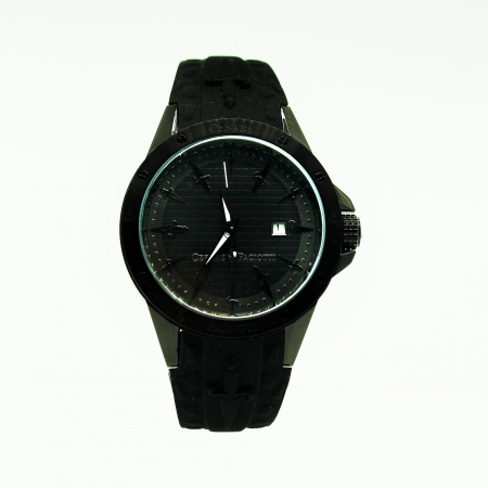 Cesare Paciotti watch with rubber strap and steel case