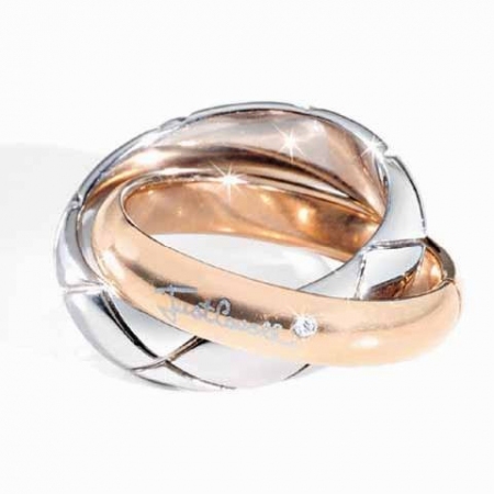 Just Cavalli ring with bicolor crossed rings