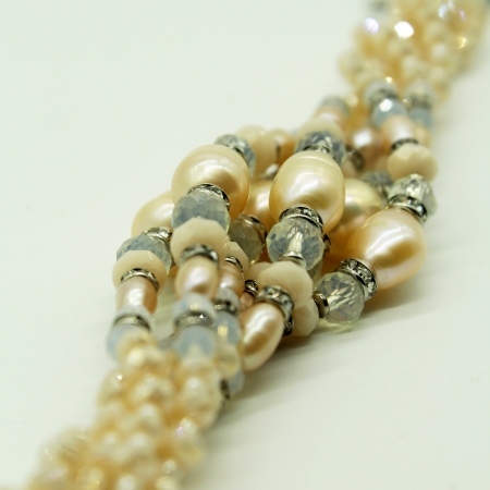 Bracciale Ottaviani con perle e cristalli