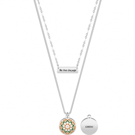 Kidult necklace with mandala pendant