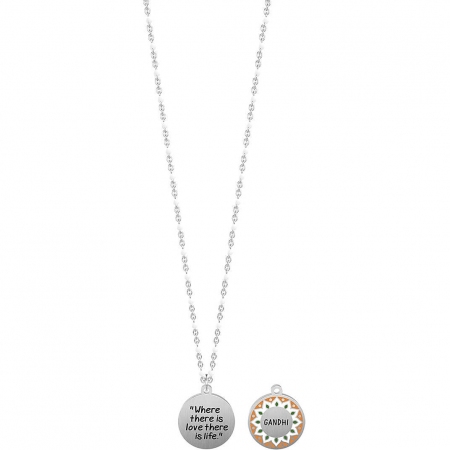 Collana Kidult con perle bianche - where there is love there is life.