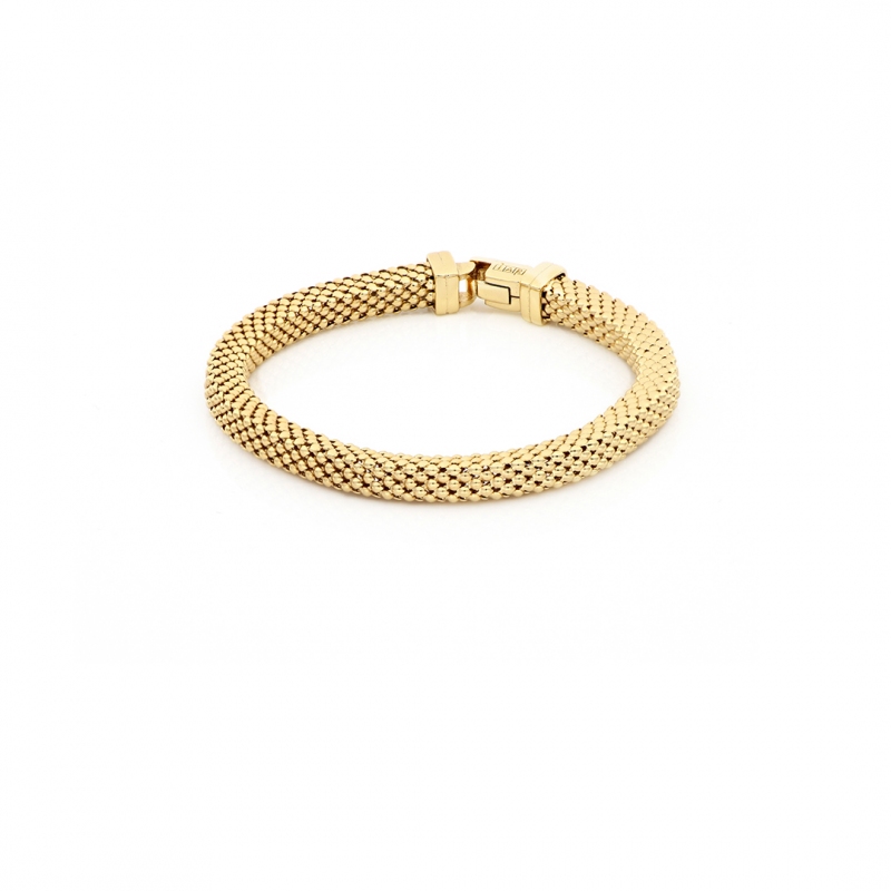 gold Unoaerre tubular bracelet