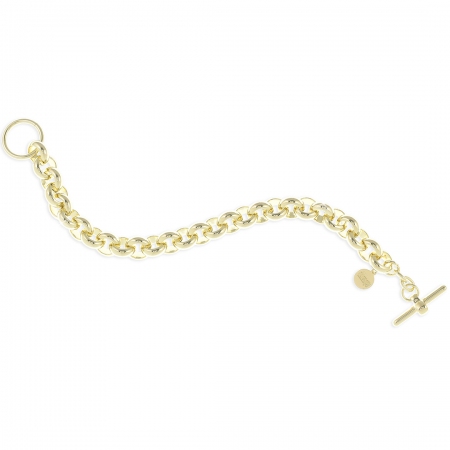 Bracelet Unoaerre chain small gold color