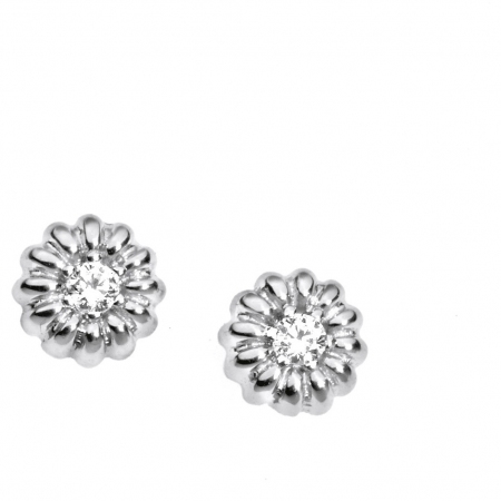 Comete light point flower earrings