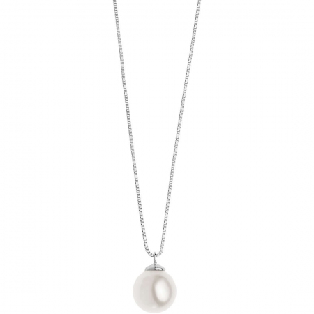 Comete necklace with pendant pearl