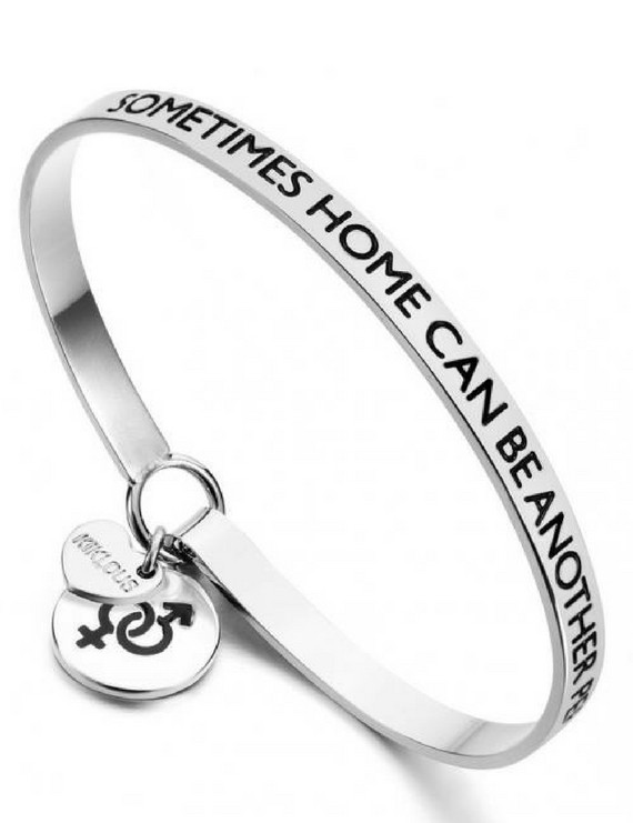 Bracciale Kulto ''Sometimes home can be another person''