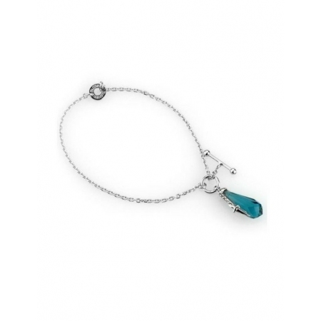 Cesare Paciotti Jewels steel bracelet with drip pendant