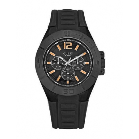 Multifunction Guess watch with rubber strap